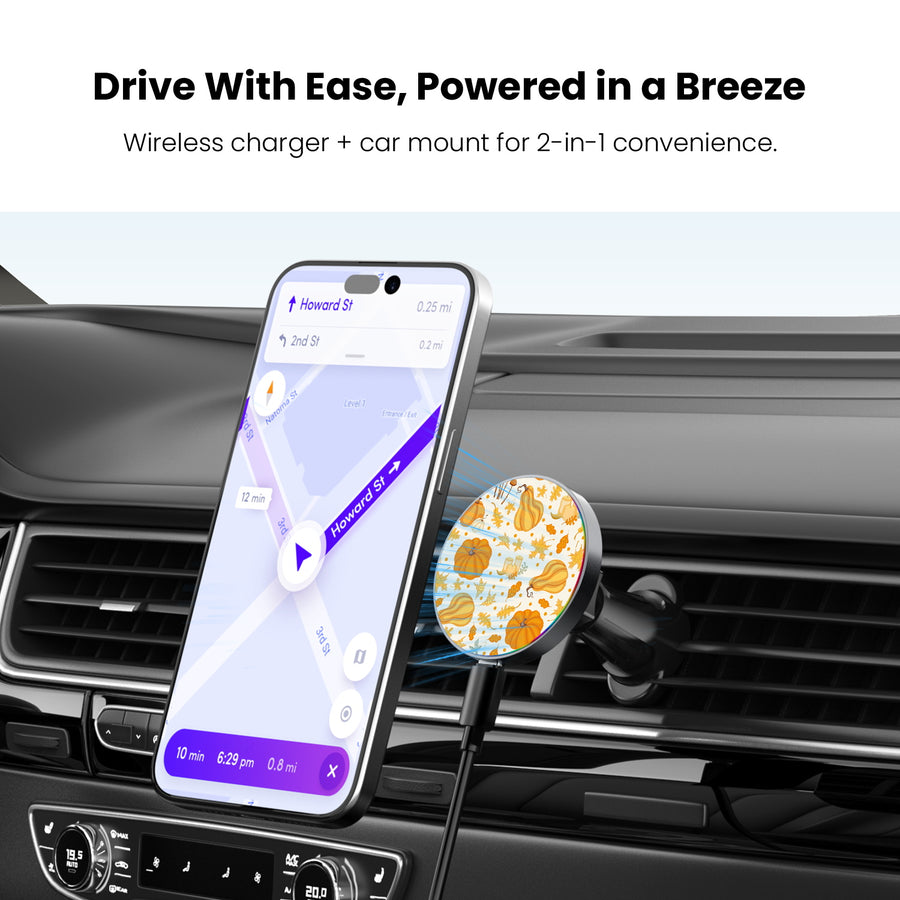 MyBat Design Lab Magnetic Wireless Charging Vent Mount - Black - Gord - geous Autumn - MCGWIRC21BK-245-4.jpg