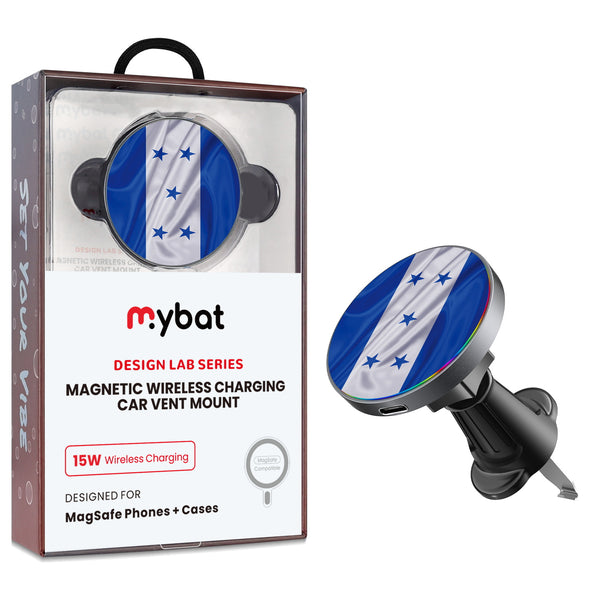 MyBat Design Lab Magnetic Wireless Charging Vent Mount - Black - Honduras Flag - MCGWIRC21BK-259-1.jpg