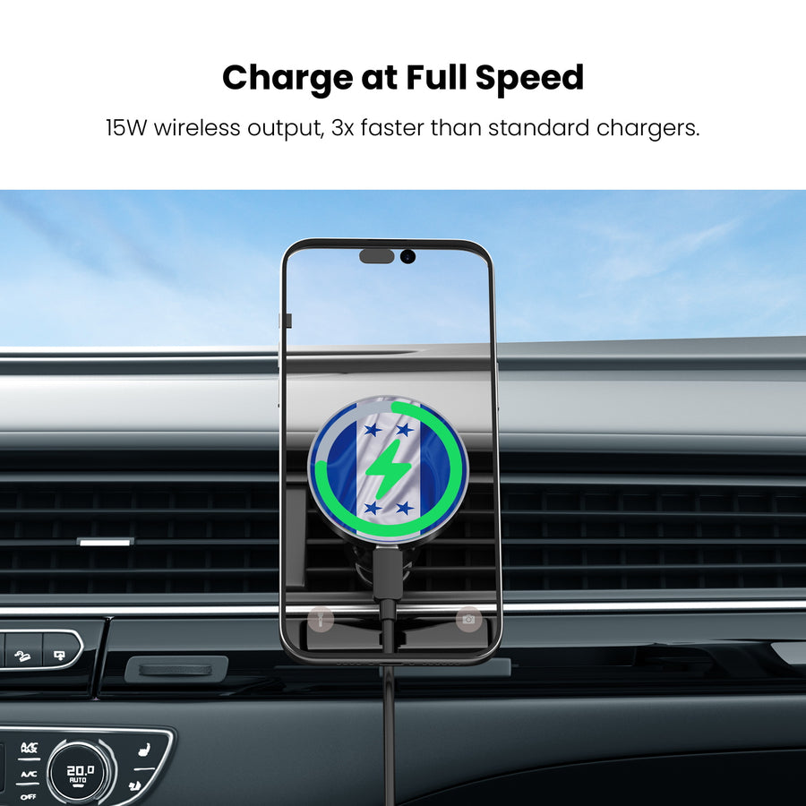 MyBat Design Lab Magnetic Wireless Charging Vent Mount - Black - Honduras Flag - MCGWIRC21BK-259-5.jpg