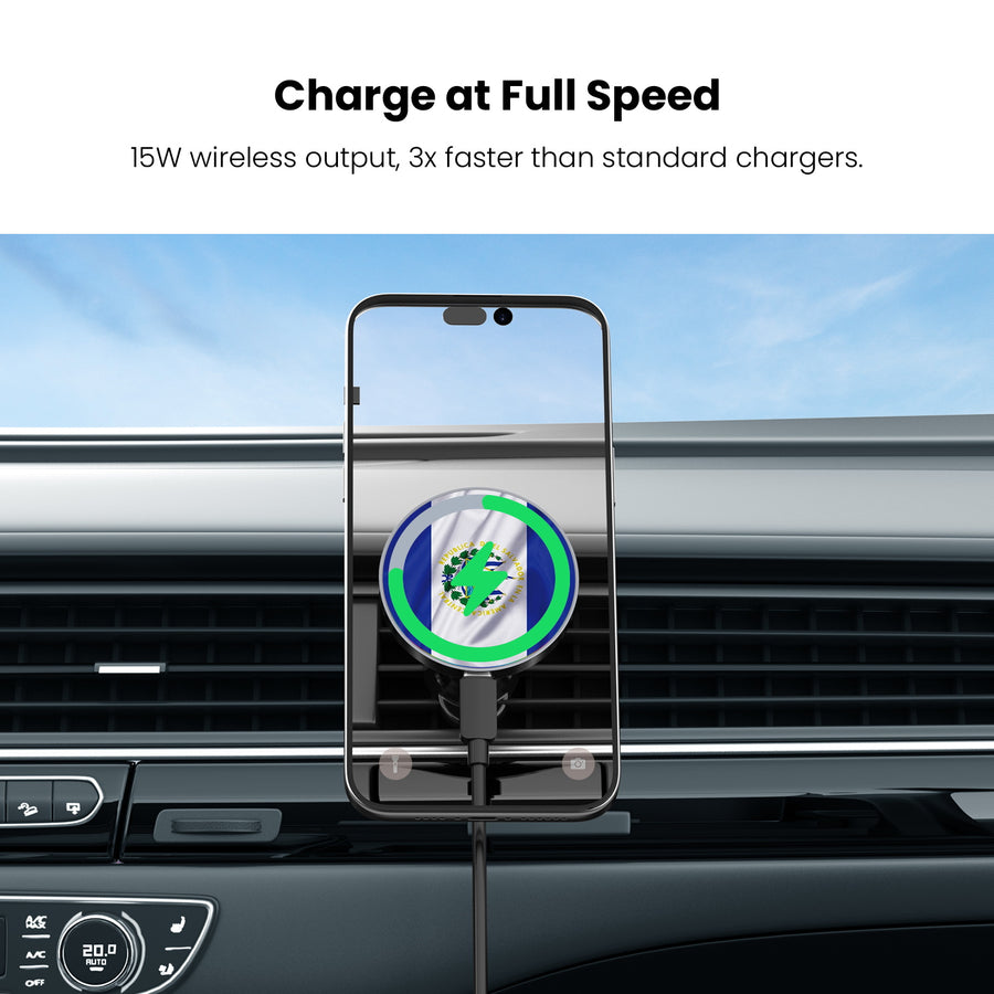 MyBat Design Lab Magnetic Wireless Charging Vent Mount - Black - El Salvador Flag - MCGWIRC21BK-260-5.jpg