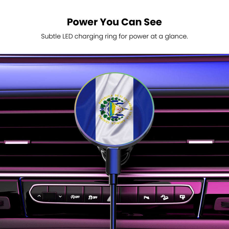 MyBat Design Lab Magnetic Wireless Charging Vent Mount - Black - El Salvador Flag - MCGWIRC21BK-260-8.jpg