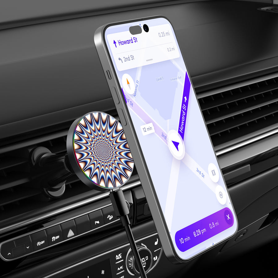 MyBat Design Lab Magnetic Wireless Charging Vent Mount - Black - Hypnotic Burst - MCGWIRC21BK-267-3.jpg