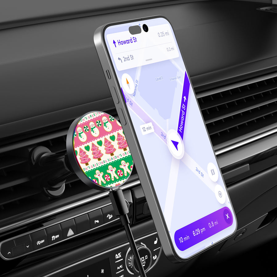 MyBat Design Lab Magnetic Wireless Charging Vent Mount - Black - Season's Greeting - MCGWIRC21BK-277-3.jpg