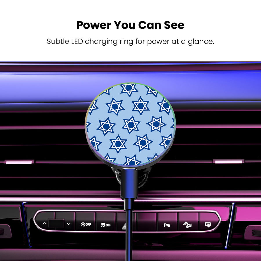 MyBat Design Lab Magnetic Wireless Charging Vent Mount - Black - Star of David - MCGWIRC21BK-279-8.jpg