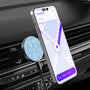 MyBat Design Lab Magnetic Wireless Charging Vent Mount - Black - Blue Snowflakes - MCGWIRC21BK-283-3.jpg