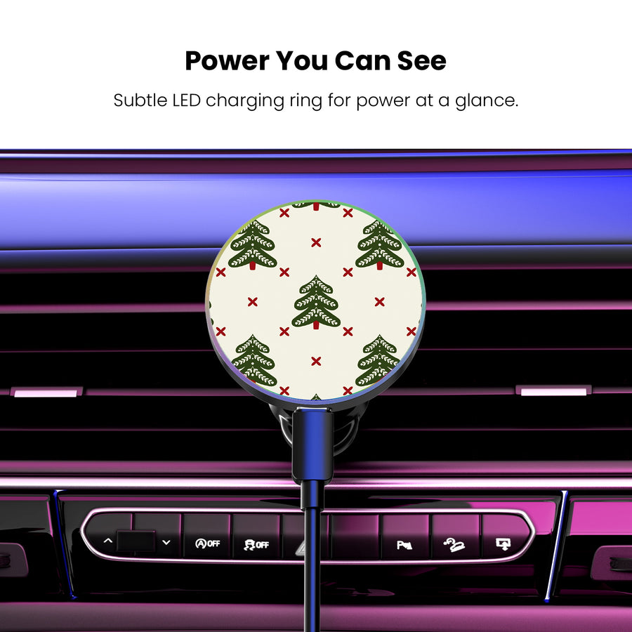 MyBat Design Lab Magnetic Wireless Charging Vent Mount - Black - O Christmas Tree - MCGWIRC21BK-291-8.jpg