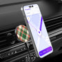 MyBat Design Lab Magnetic Wireless Charging Vent Mount - Black - Rustic Plaid - MCGWIRC21BK-293-3.jpg