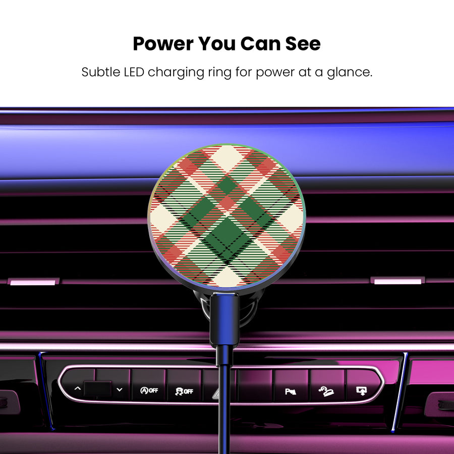 MyBat Design Lab Magnetic Wireless Charging Vent Mount - Black - Rustic Plaid - MCGWIRC21BK-293-8.jpg