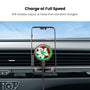MyBat Design Lab Magnetic Wireless Charging Vent Mount - Black - Christmas Poinsettias - MCGWIRC21BK-301-5.jpg