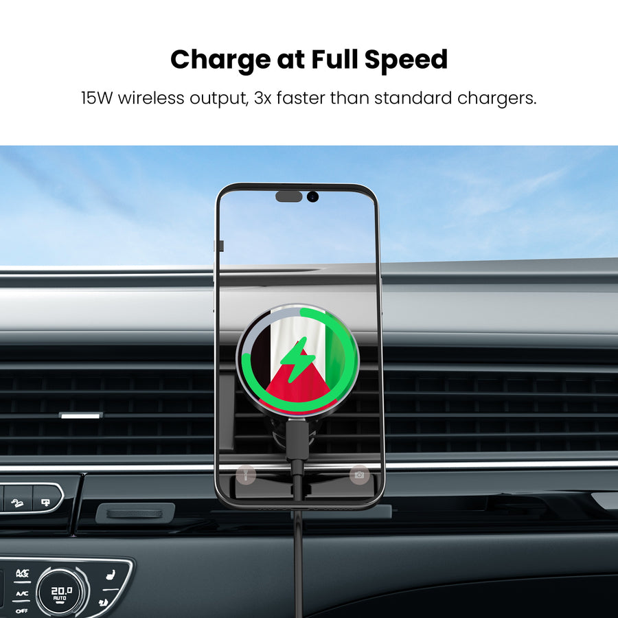 MyBat Design Lab Magnetic Wireless Charging Vent Mount - Black - Palestine Flag - MCGWIRC21BK-306-5.jpg