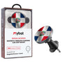 MyBat Design Lab Magnetic Wireless Charging Vent Mount - Black - Dominican Republic Flag