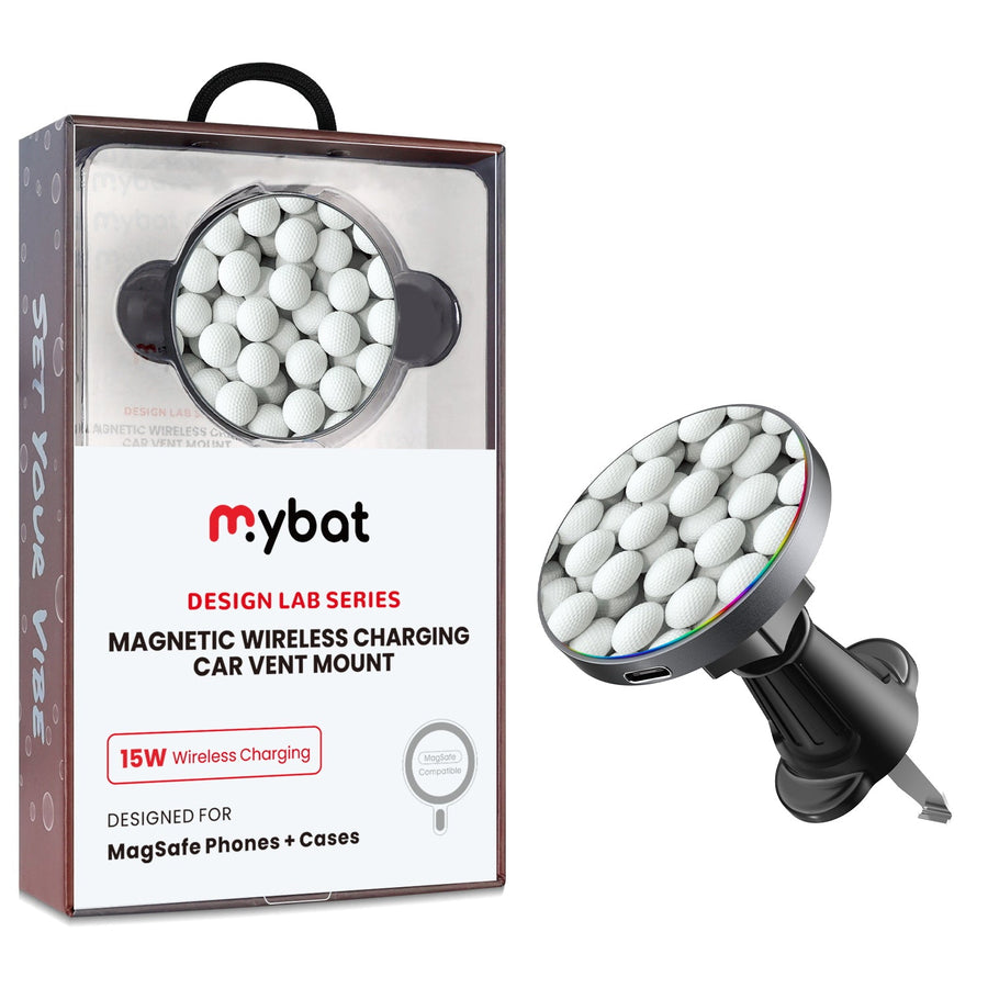 MyBat Design Lab Magnetic Wireless Charging Vent Mount - Black - Golf Balls