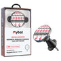 MyBat Design Lab Magnetic Wireless Charging Vent Mount - Black - Aprés Ski