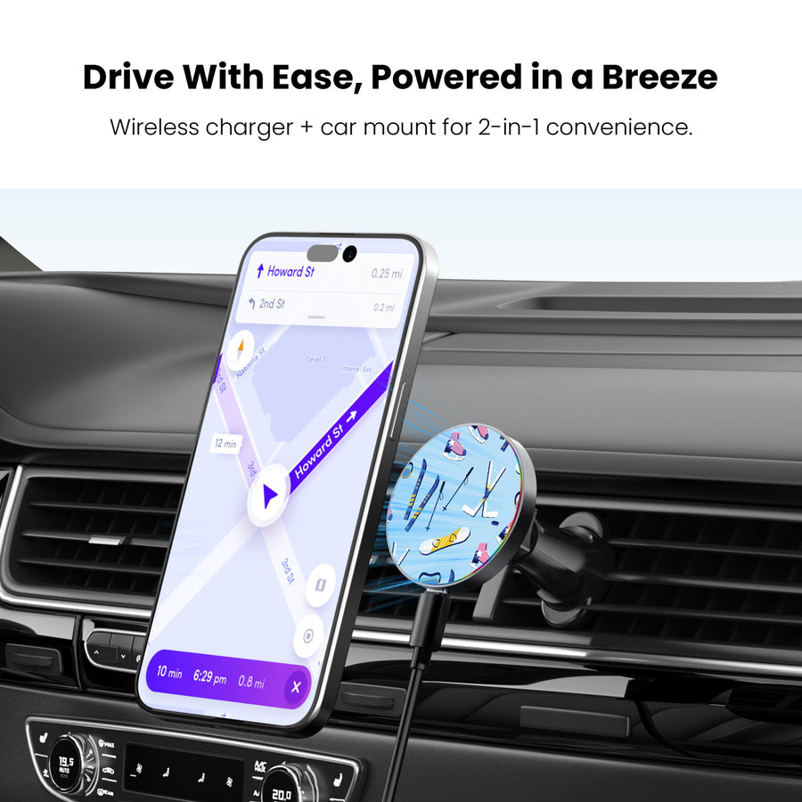 MyBat Design Lab Magnetic Wireless Charging Vent Mount - Black - Winter Games - MCGWIRC21BK-322-4.jpg