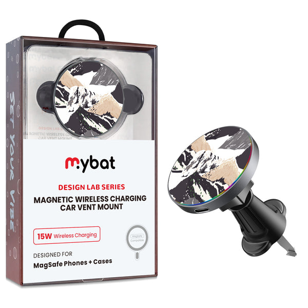 MyBat Design Lab Magnetic Wireless Charging Vent Mount - Black - Rocky Peaks - MCGWIRC21BK-323-1.jpg