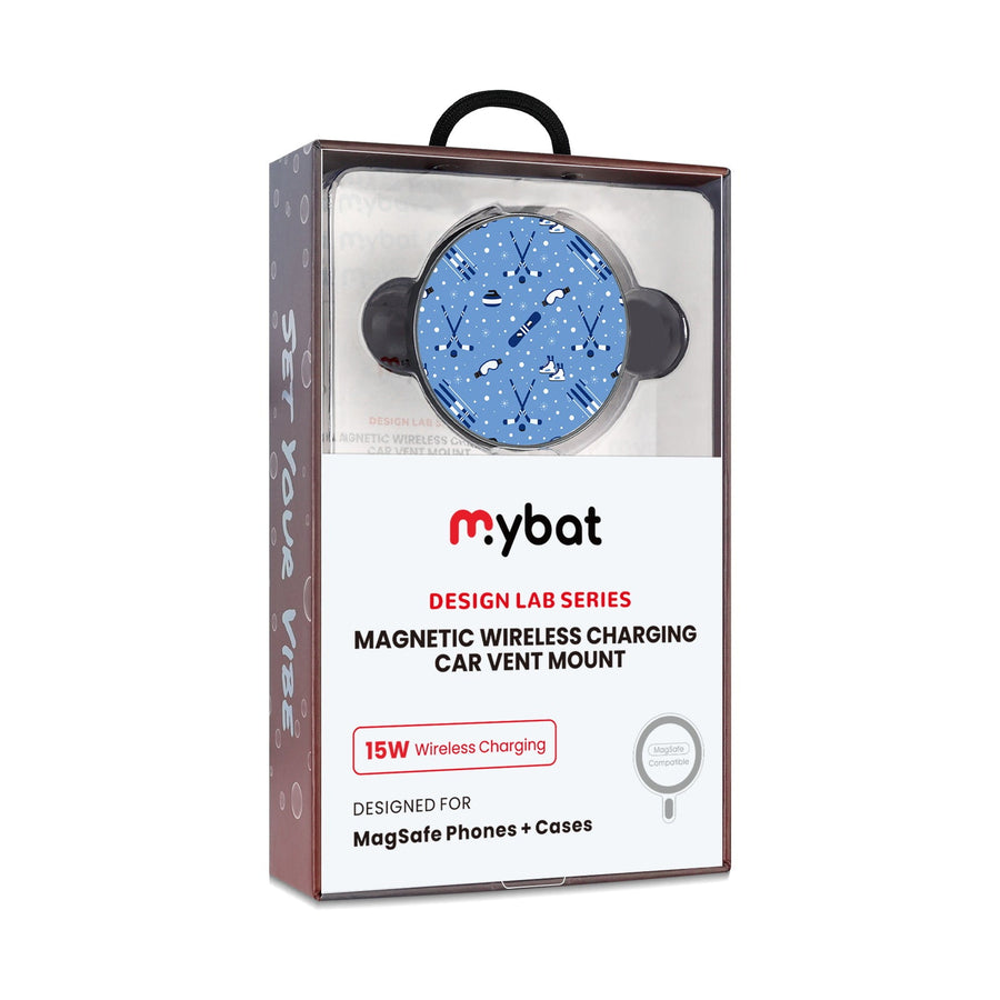 MyBat Design Lab Magnetic Wireless Charging Vent Mount - Black - Powder Pleasures