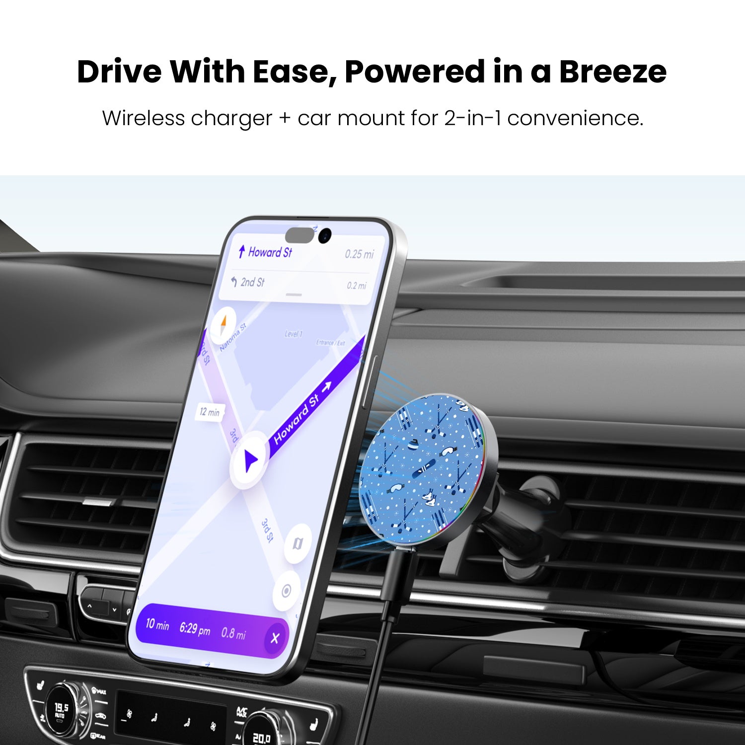 MyBat Design Lab Magnetic Wireless Charging Vent Mount - Black - Powder Pleasures - MCGWIRC21BK-327-4.jpg
