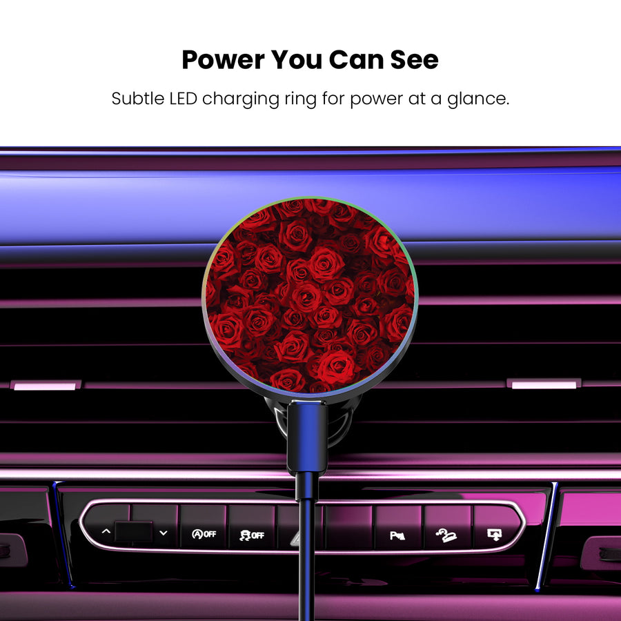 MyBat Design Lab Magnetic Wireless Charging Vent Mount - Black - Red Roses - MCGWIRC21BK-343-8.jpg