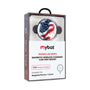 MyBat Design Lab Magnetic Wireless Charging Vent Mount - Black - Patriotic Flag Painiting
