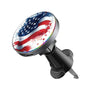 MyBat Design Lab Magnetic Wireless Charging Vent Mount - Black - Patriotic Flag Painiting - MCGWIRC21BK-346-2.jpg
