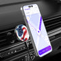 MyBat Design Lab Magnetic Wireless Charging Vent Mount - Black - Patriotic Flag Painiting - MCGWIRC21BK-346-3.jpg