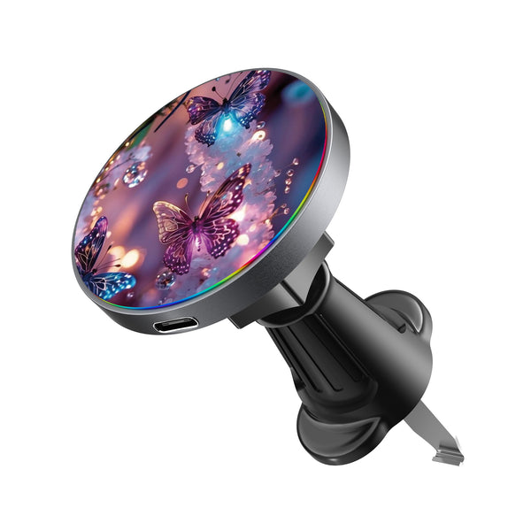 MyBat Design Lab Magnetic Wireless Charging Vent Mount - Black - Magical Butterflies - MCGWIRC21BK-349-2.jpg