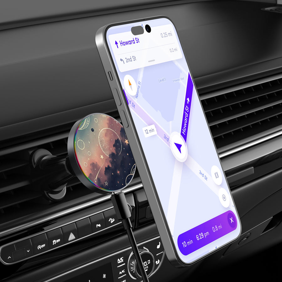 MyBat Design Lab Magnetic Wireless Charging Vent Mount - Black - Planets and Stars - MCGWIRC21BK-356-3.jpg
