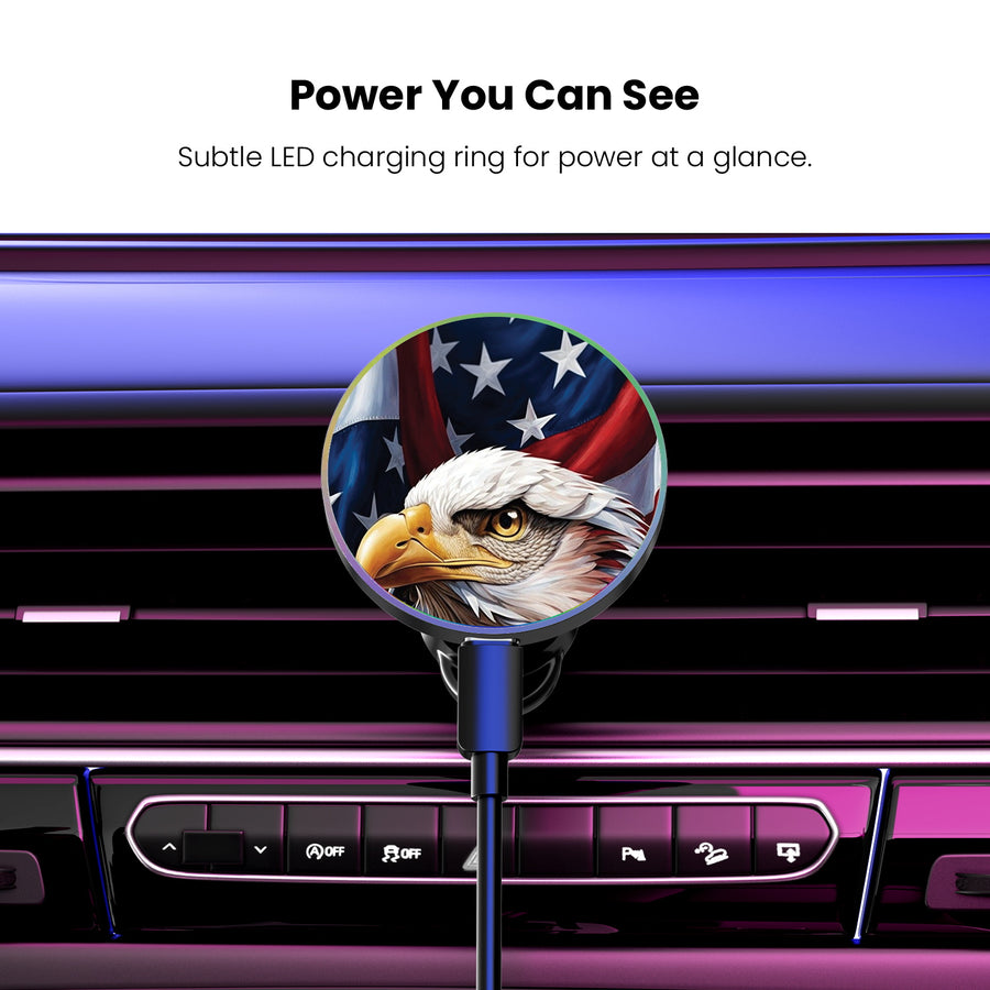 MyBat Design Lab Magnetic Wireless Charging Vent Mount - Black - Proud American Eagle - MCGWIRC21BK-362-8.jpg