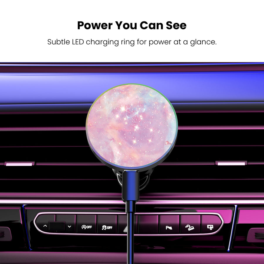 MyBat Design Lab Magnetic Wireless Charging Vent Mount - Black - Pink Galaxies - MCGWIRC21BK-368-8.jpg