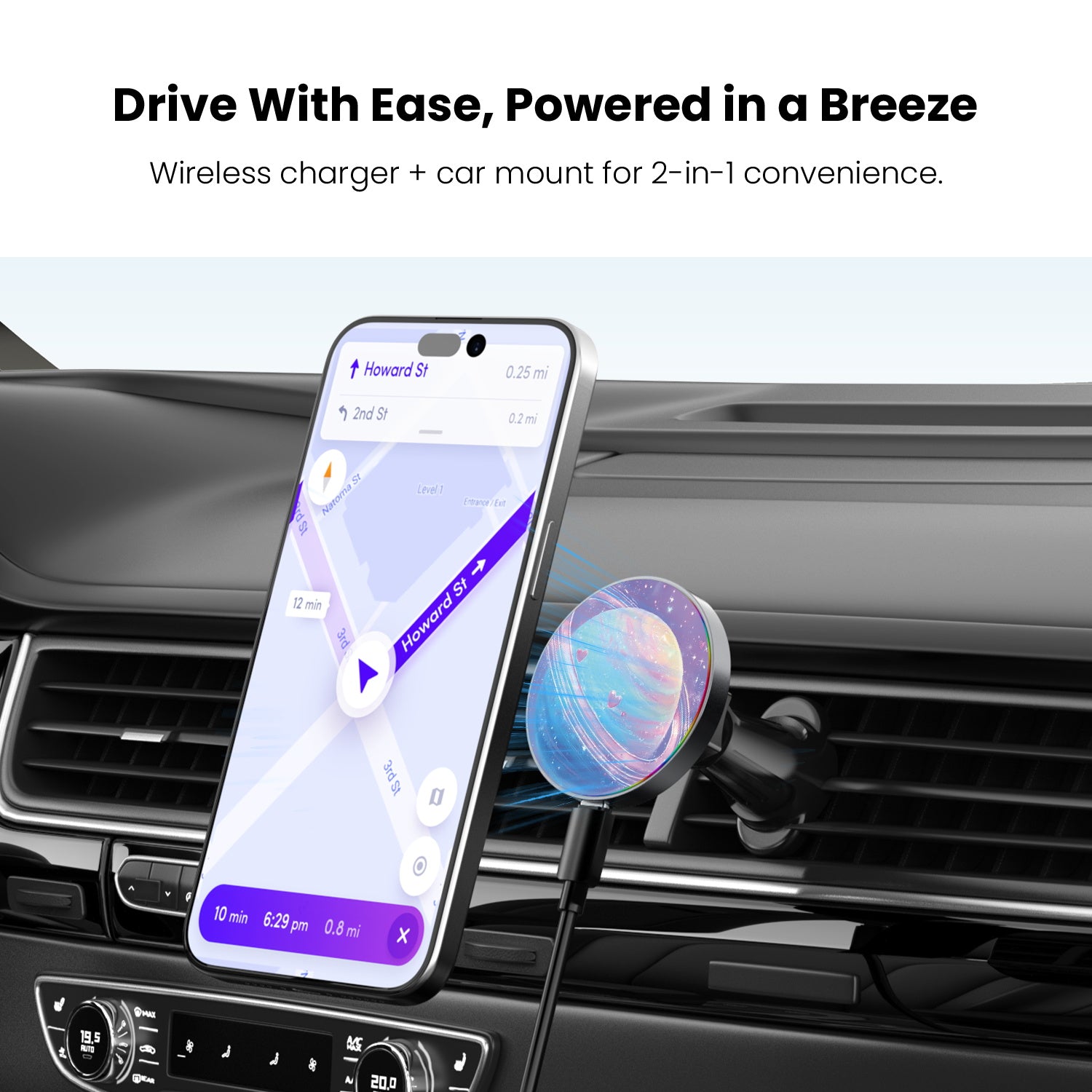 MyBat Design Lab Magnetic Wireless Charging Vent Mount - Black - Planetary Love - MCGWIRC21BK-372-4.jpg