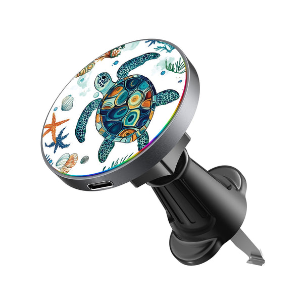 MyBat Design Lab Magnetic Wireless Charging Vent Mount - Black - Sea Turtles - MCGWIRC21BK-375-2.jpg