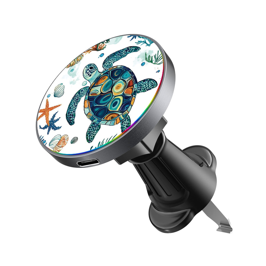 MyBat Design Lab Magnetic Wireless Charging Vent Mount - Black - Sea Turtles - MCGWIRC21BK-375-2.jpg