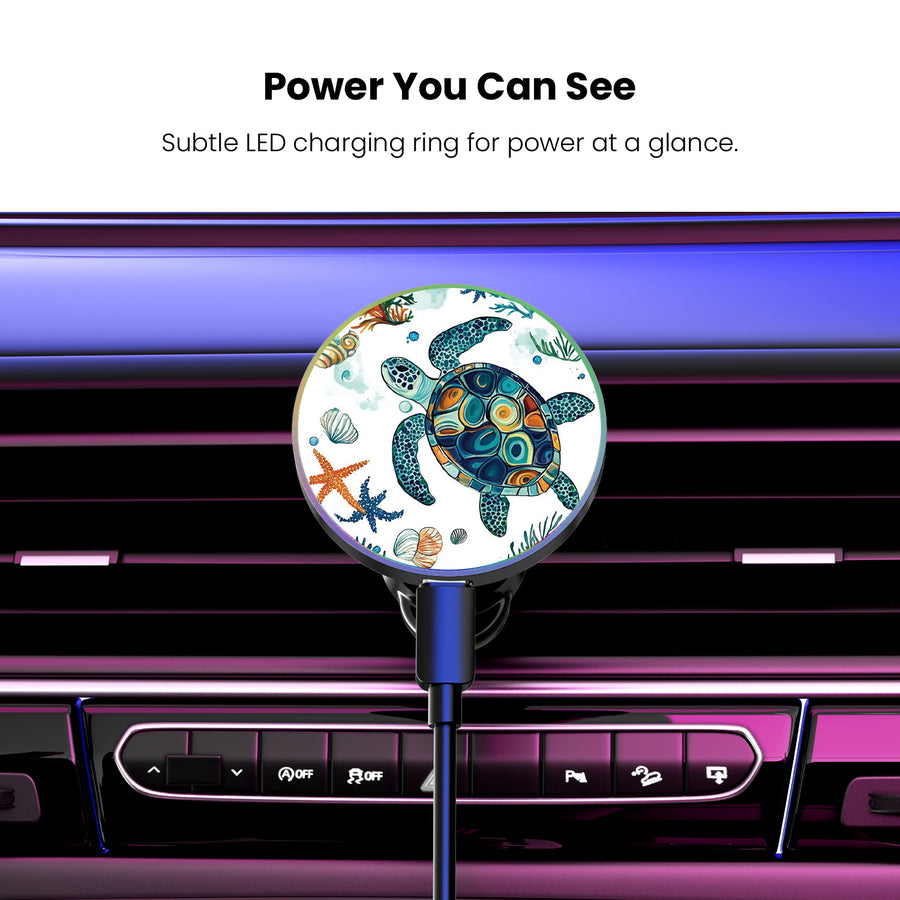 MyBat Design Lab Magnetic Wireless Charging Vent Mount - Black - Sea Turtles - MCGWIRC21BK-375-8.jpg