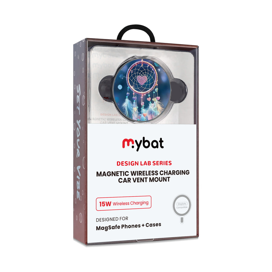 MyBat Design Lab Magnetic Wireless Charging Vent Mount - Black - Pastel Dreamcatcher - MCGWIRC21BK-376-10.jpg