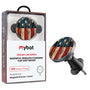 MyBat Design Lab Magnetic Wireless Charging Vent Mount - Black - US Painted Flag