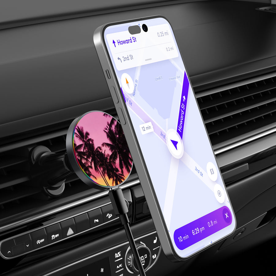 MyBat Design Lab Magnetic Wireless Charging Vent Mount - Black - Hello Summer - MCGWIRC21BK-386-3.jpg