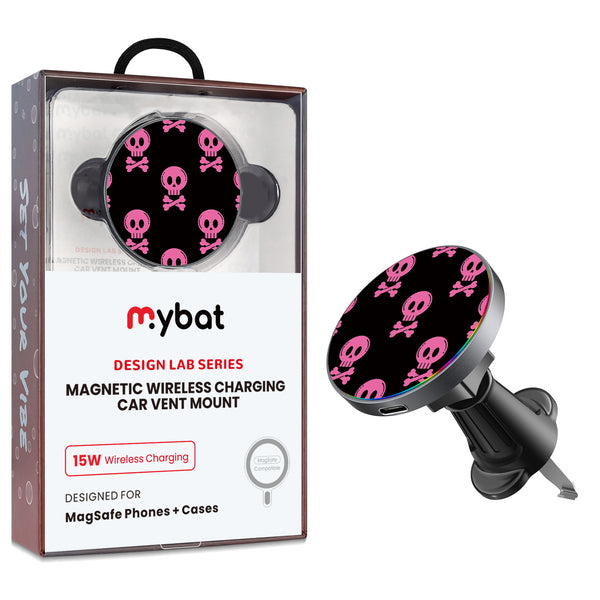 MyBat Design Lab Magnetic Wireless Charging Vent Mount - Black - Pretty Poison - MCGWIRC21BK-416-1.jpg