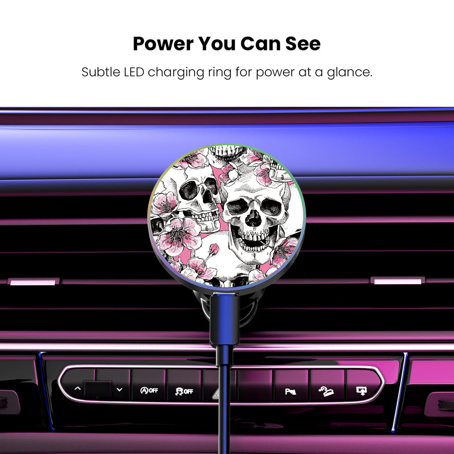 MyBat Design Lab Magnetic Wireless Charging Vent Mount - Black - Death Blooms - MCGWIRC21BK-419-8.jpg