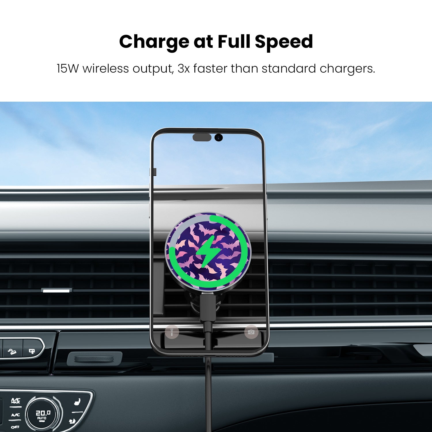 MyBat Design Lab Magnetic Wireless Charging Vent Mount - Black - Twilight Bats - MCGWIRC21BK-422-5.jpg