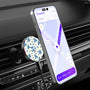 MyBat Design Lab Magnetic Wireless Charging Vent Mount - Black - Porcelain Petals - MCGWIRC21BK-437-3.jpg