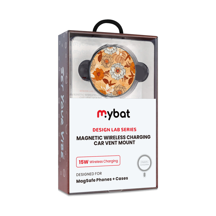 MyBat Design Lab Magnetic Wireless Charging Vent Mount - Black - Retro Bouquet - MCGWIRC21BK-440-10.jpg