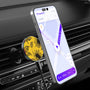 MyBat Design Lab Magnetic Wireless Charging Vent Mount - Black - Golden Sunflowers - MCGWIRC21BK-444-3.jpg