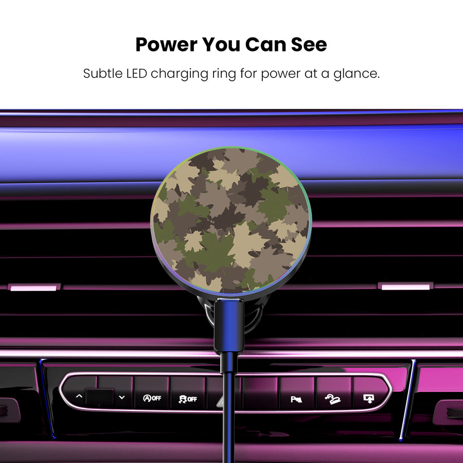 MyBat Design Lab Magnetic Wireless Charging Vent Mount - Black - Leaf Camo - MCGWIRC21BK-445-8.jpg