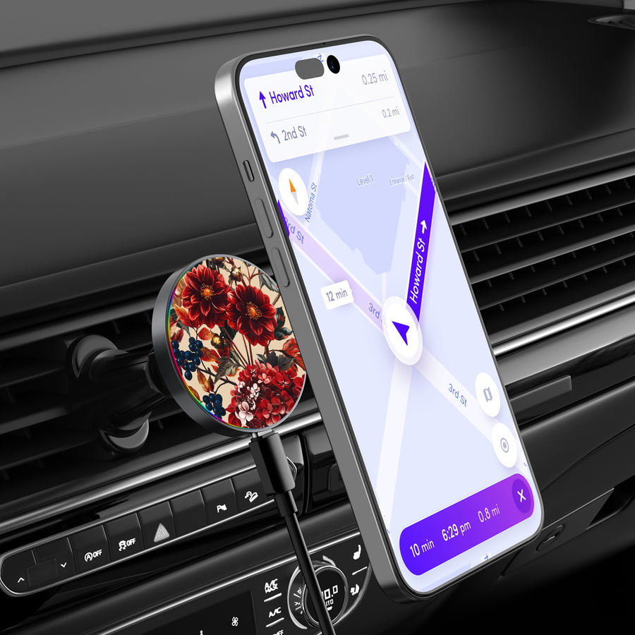 MyBat Design Lab Magnetic Wireless Charging Vent Mount - Black - Rust & Bloom - MCGWIRC21BK-449-3.jpg