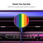 MyBat Design Lab Magnetic Wireless Charging Vent Mount - Black - Rainbow Stripes - MCGWIRC21BK-459-8.jpg