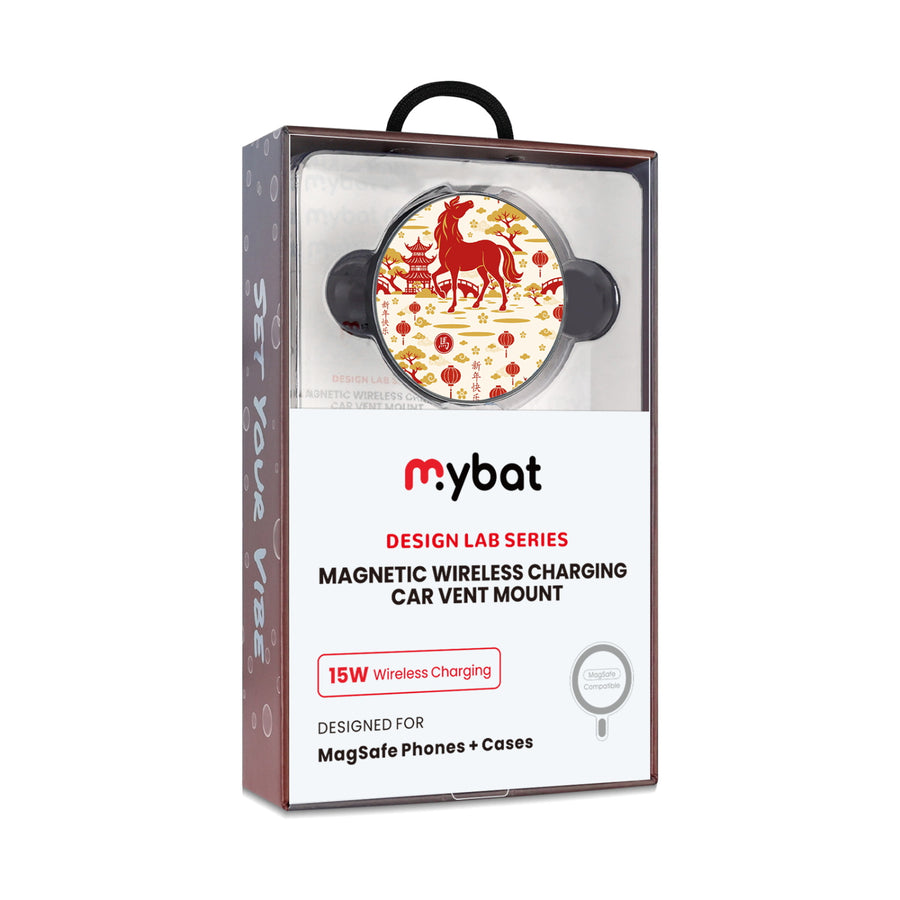 MyBat Design Lab Magnetic Wireless Charging Vent Mount - Black - Year of the Horse - MCGWIRC21BK-461-10.jpg