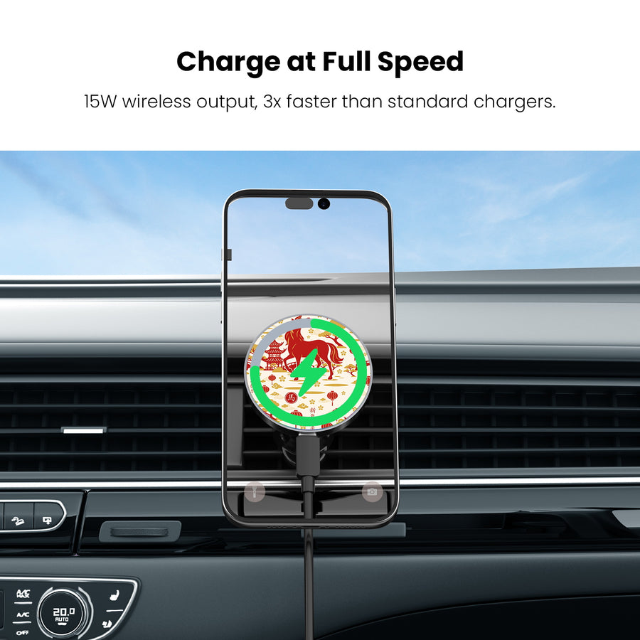 MyBat Design Lab Magnetic Wireless Charging Vent Mount - Black - Year of the Horse - MCGWIRC21BK-461-5.jpg