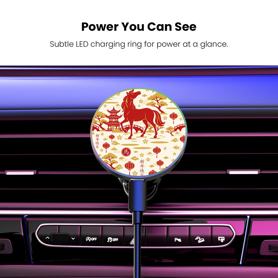 MyBat Design Lab Magnetic Wireless Charging Vent Mount - Black - Year of the Horse - MCGWIRC21BK-461-8.jpg