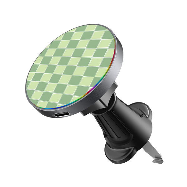 MyBat Design Lab Magnetic Wireless Charging Vent Mount - Black - Matcha Check - MCGWIRC21BK-482-2.jpg