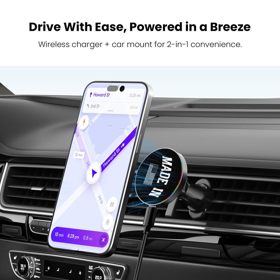 MyBat Design Lab Magnetic Wireless Charging Vent Mount - Black - American Made - MCGWIRC21BK-520-4.JPG